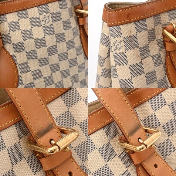 LOUIS VUITTON Damier Azur White/Blanc N51206 hand bag 800000131172000 - Picture 9 of 12